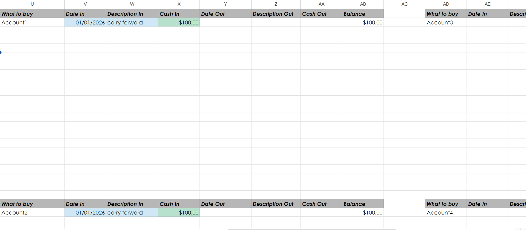 Multi-Account Dashboard
