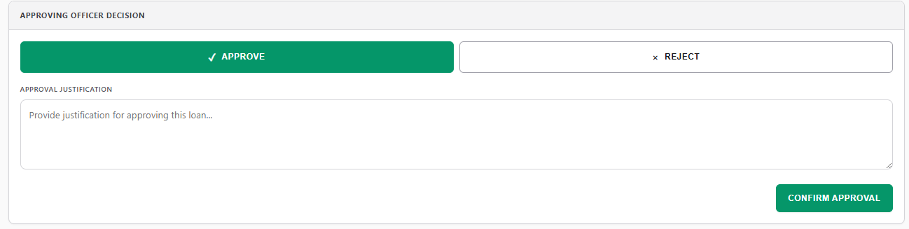 AO Approval Decision