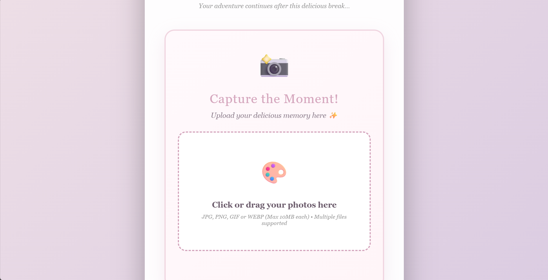Upload Image Feature