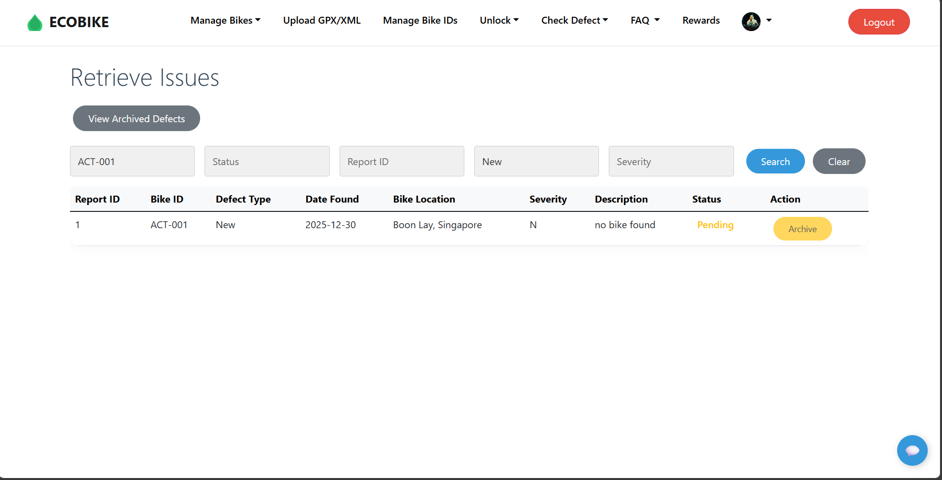 Advanced Defect Filtering